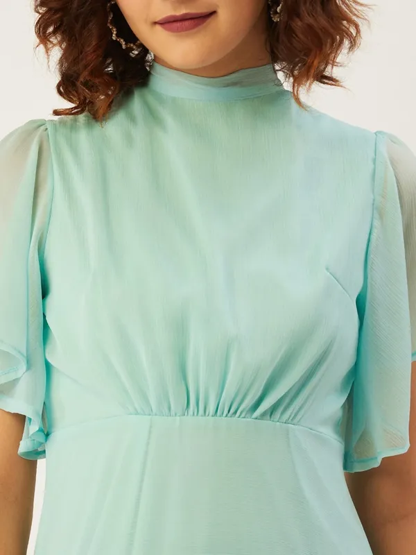 Light_Green_Chiffon_Fit_and_Flare_Dress_For_Women