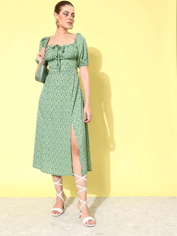 Floral_Printed_Tie-Up_Neck_Chiffon_Midi_Dress