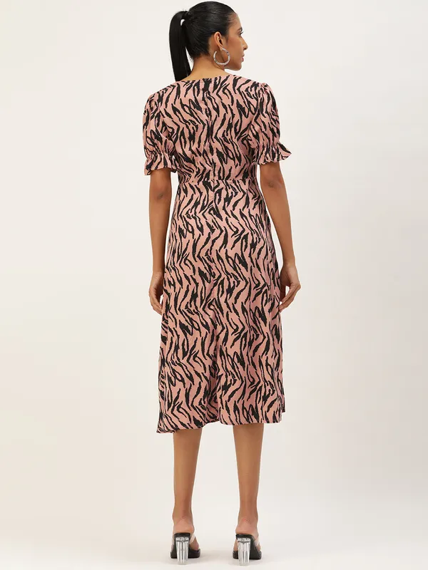 Pink_Crepe_Fit_and_Flare_Dress_For_Women