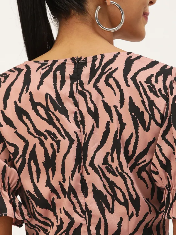 Pink_Crepe_Fit_and_Flare_Dress_For_Women