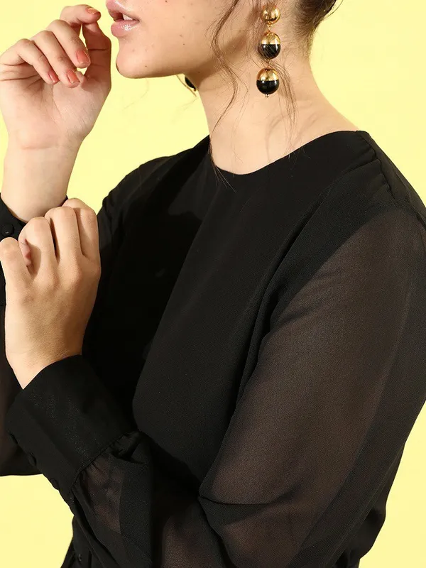 Black_Polyester_Solid_Casual_Jumpsuit_For_Women