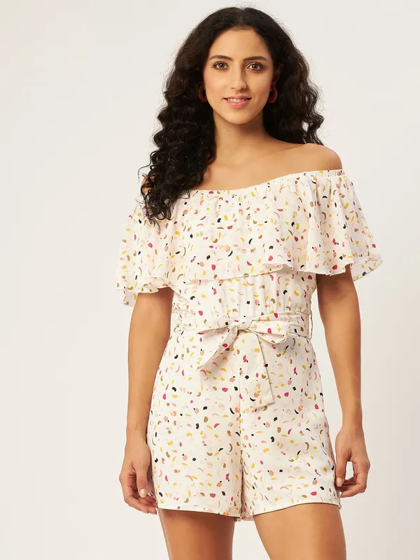 White_Jumpsuit_With_Crepe_Printed_Casual_Wear__For_Women.