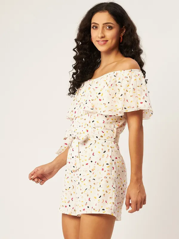 White_Jumpsuit_With_Crepe_Printed_Casual_Wear__For_Women.