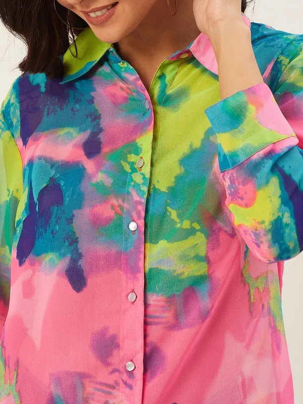 Women_Multicoloured_Tie_&_Die_Casual_Shirt