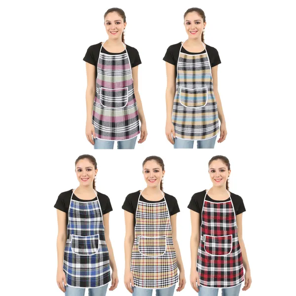 Set_of_5_Pcs._Kitchen_Apron_(Size-_21x26_Inch,_Color-_Multi)