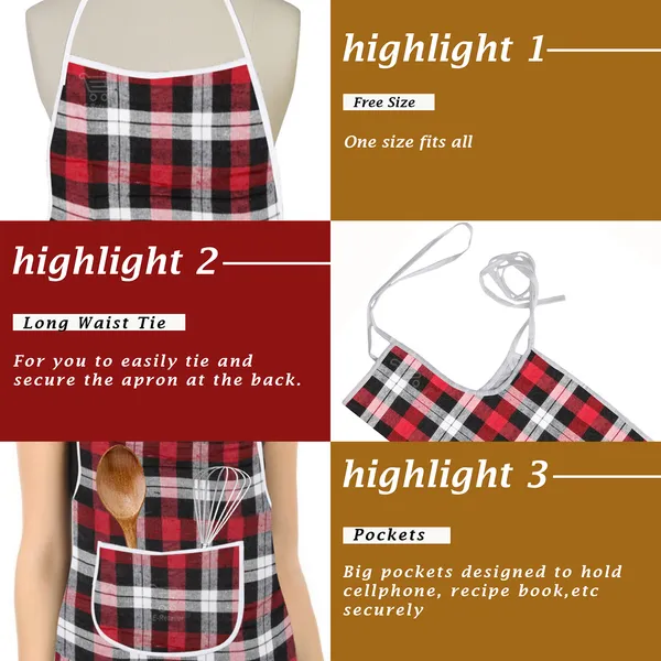 Set_of_4_Pcs._Kitchen_Apron_(Size-_21x26_Inch,_Color-_Multi)
