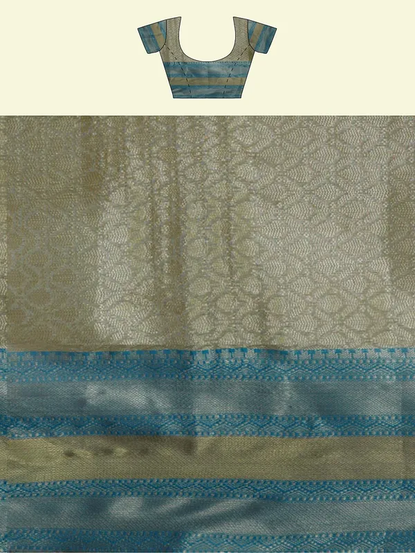 Brown_Matka_Silk/Silk_Blend_Banarasi_Sarees_For_Women