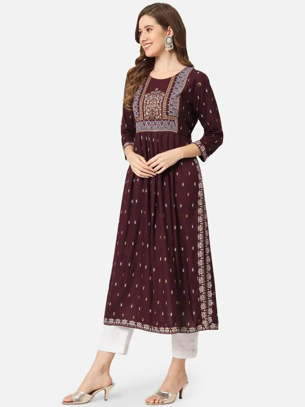 Purple_Printed_Anarkali_Kurta_For_Women