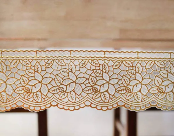 Polyvinyl_Chloride_Geometrical_Rectangular_Embroidered_Lace_Design_Waterproof_6_Seater_Dining_Table_Cover_with_Golden_Lace_(Size_60_X_90_Inches,clear,_Pack_of_1)