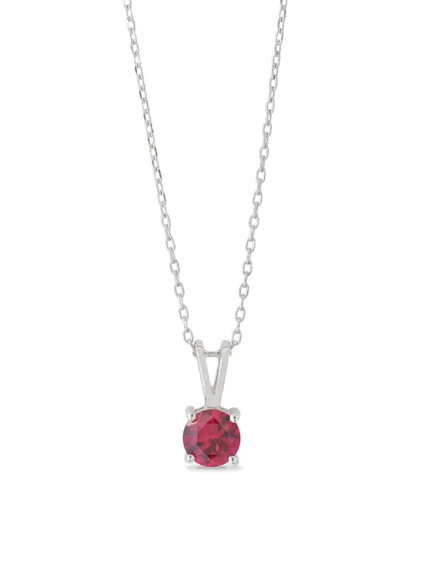 Ruby_Solitaire__Silver_Red_Zircon_Pendant_With_Link_Chain_Pendant_Necklace_For_Woman