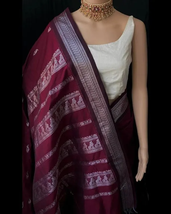 Purple_Woven_Kanjivaram_Silk_Saree_with_Saree_Cover