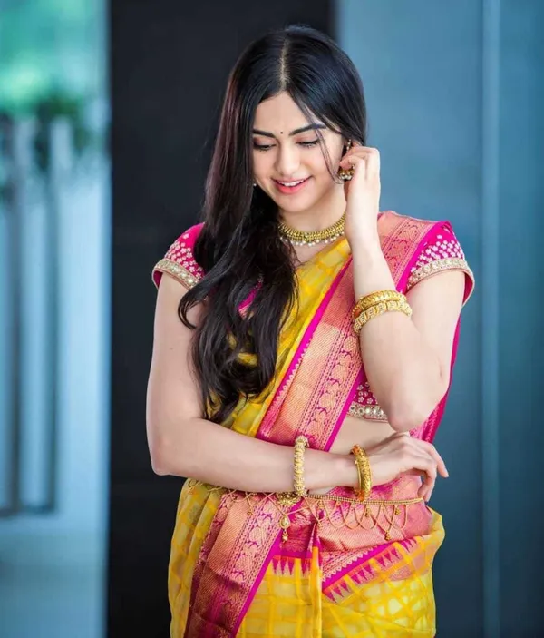 Yellow_Woven_Kanjivaram_Silk_Saree_with_Saree_Cover