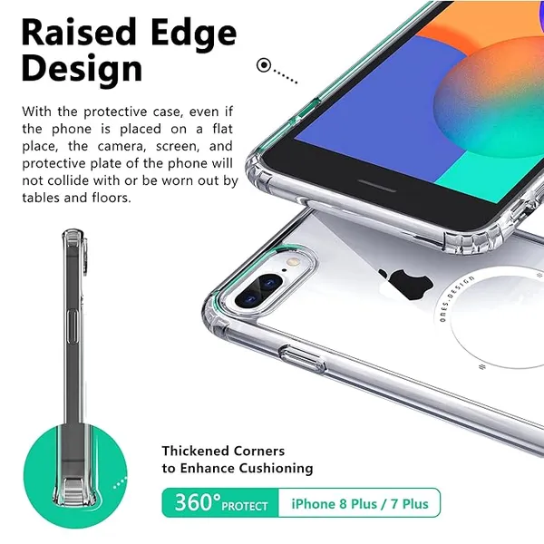 Iphone-8+_Transparent_Magsafe_Back___(Mobile_Cover)__Compatible_For_Magsafe_Scratch-Resistant_Back___(Mobile_Cover)