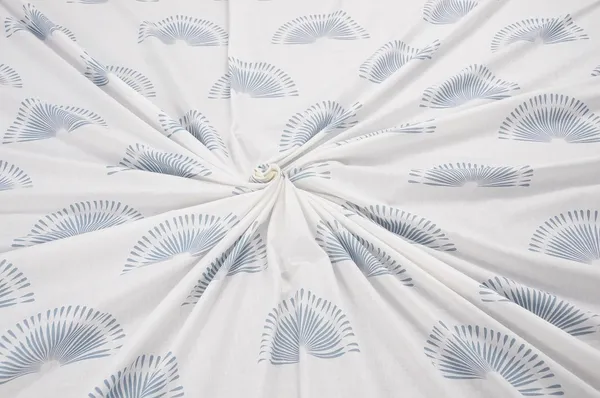 144_TC_Cotton_Bed_Sheet_for_Double_Set_Bed_with_2_Pillow_Covers_|_Sunrise_|_White_&_Powder_Blue