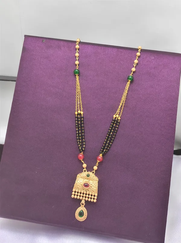 prime_V3_Matte__Ruby&Green_Short_Mangalsutra