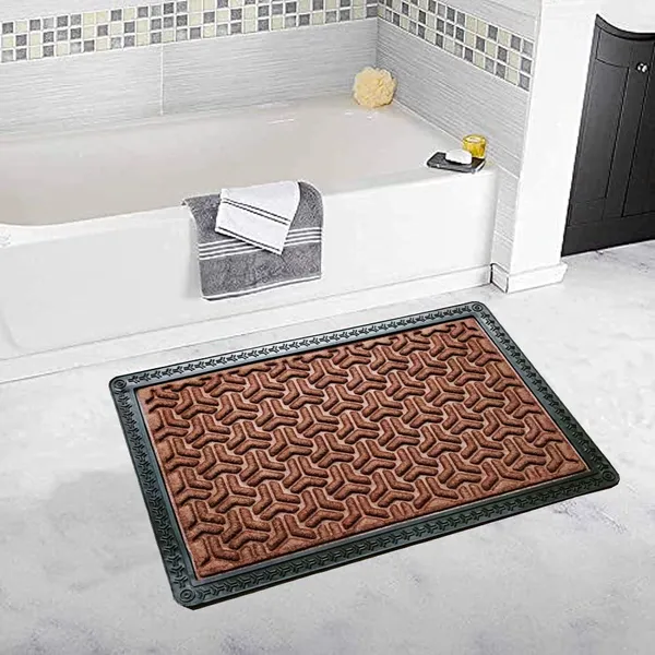 Pack_of_1_Aaho_Decor_Rubber_Molded_Anti_Skid_Bathmat__Waterproof_Dust_Trapper_Doormats
