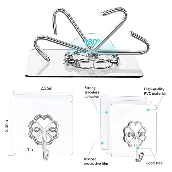 Set_of_20_Hooks_|_Adhesive_&_Detachable_Self_Adhesive_Wall_Screw_Hooks_|_Drill-Free_Wall-Mounted_Screw_Hook._Heavy_Duty_13.2lb(Max)_Nail_Free_Sticky_Hangers_with_Stainless_Hooks