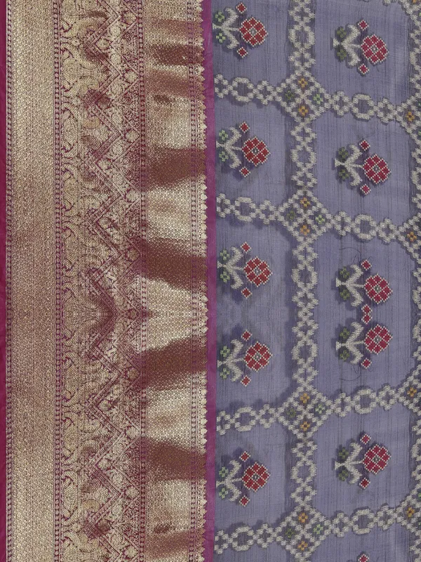 Blue_Art_Silk_Banarasi_Sarees_For_Women
