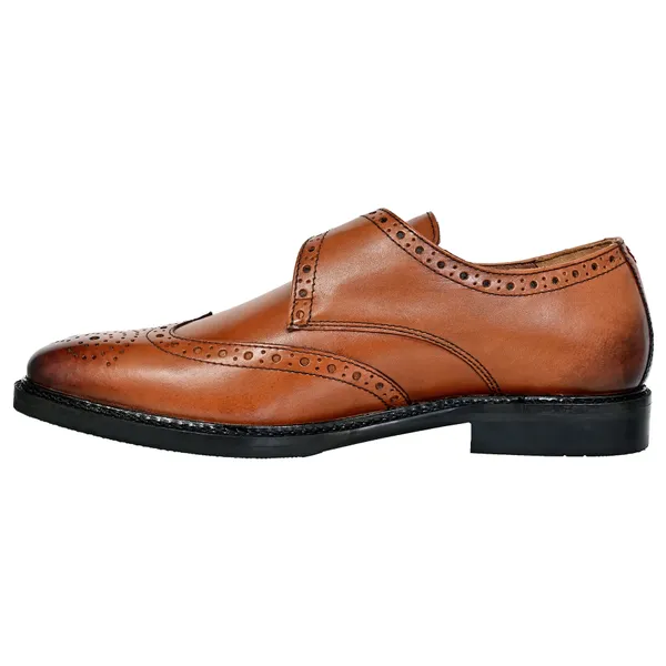 Tan_Leather_Brogues_Single_Strap_Formal_Monk_Shoes