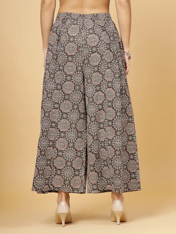 Brown_Pure_Cotton_Big_Flair_Printed_Regular_Palazzo