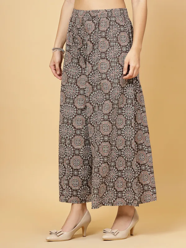 Brown_Pure_Cotton_Big_Flair_Printed_Regular_Palazzo