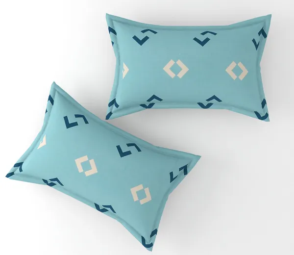 Aqua_zig_zak_Print_Mix_N_Match_Bedsheet_for_Double_Bed_90_x_90_Inch__Print_Mix_N_Match_Bedsheet_for_Double_Bed_90_x_90_Inch