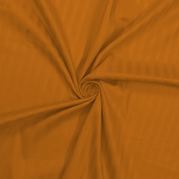 _100%_Cotton_220_TC_Italian_Stripes_Flat_King_Size_Bedsheet_With_2_Pillow_Cover_(108_x_108_Inch,_MUSTARD)