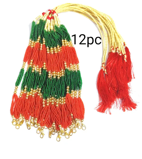 Assamese_Traditional_Red_Green_Tassel_/_Dori_12