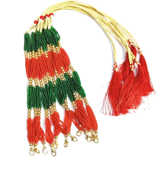 Assamese_Traditional_Red_Green_Tassel_/_Dori_6