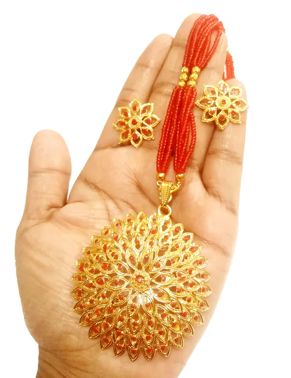 Assamese_Traditional_Red_Flower_Japi_Set_276