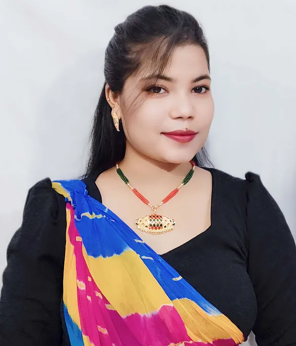 Assamsese_Traditional_Red_Green_Colour_Dholbiri_Tassel_Jewellery_Set