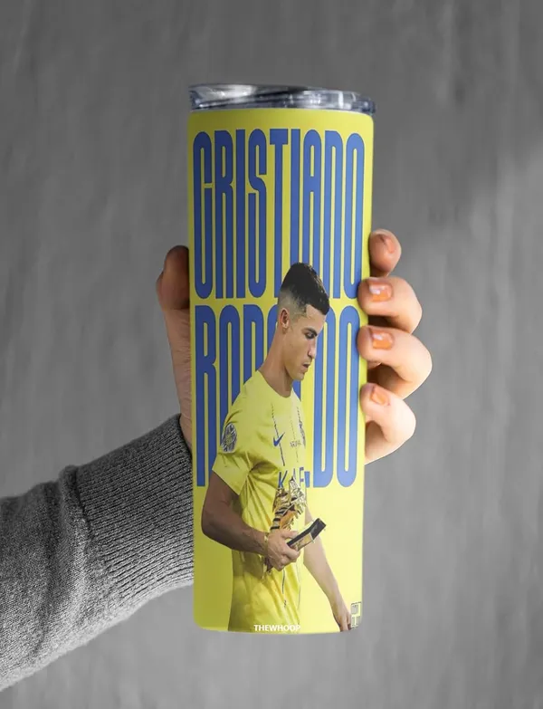 THEWHOOP_Printed_Cristiano_Ronaldo_Stainless_Steel_Tumbler_600_ml_6Hours_HOT_&_Cold_Water_Bottle_Best_Gift_for_Ronaldo_Fans_for_Birthday_or_Special_Occasion