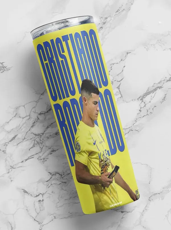THEWHOOP_Printed_Cristiano_Ronaldo_Stainless_Steel_Tumbler_600_ml_6Hours_HOT_&_Cold_Water_Bottle_Best_Gift_for_Ronaldo_Fans_for_Birthday_or_Special_Occasion