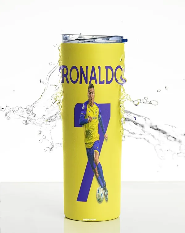 THEWHOOP_Printed_Cristiano_Ronaldo_Stainless_Steel_Tumbler_600_ml_6Hours_HOT_&_Cold_Water_Bottle_Best_Gift_for_Ronaldo_Fans_for_Birthday_or_Special_Occasion