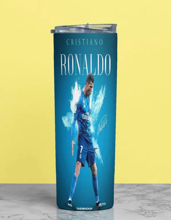 THEWHOOP_Printed_Cristiano_Ronaldo_Stainless_Steel_Tumbler_600_ml_6Hours_HOT_&_Cold_Water_Bottle_Best_Gift_for_Ronaldo_Fans_for_Birthday_or_Special_Occasion