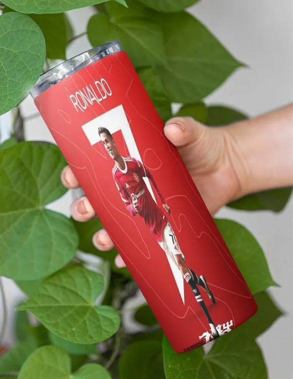 THEWHOOP_Printed_Cristiano_Ronaldo_Stainless_Steel_Tumbler_600_ml_6Hours_HOT_&_Cold_Water_Bottle_Best_Gift_for_Ronaldo_Fans_for_Birthday_or_Special_Occasion