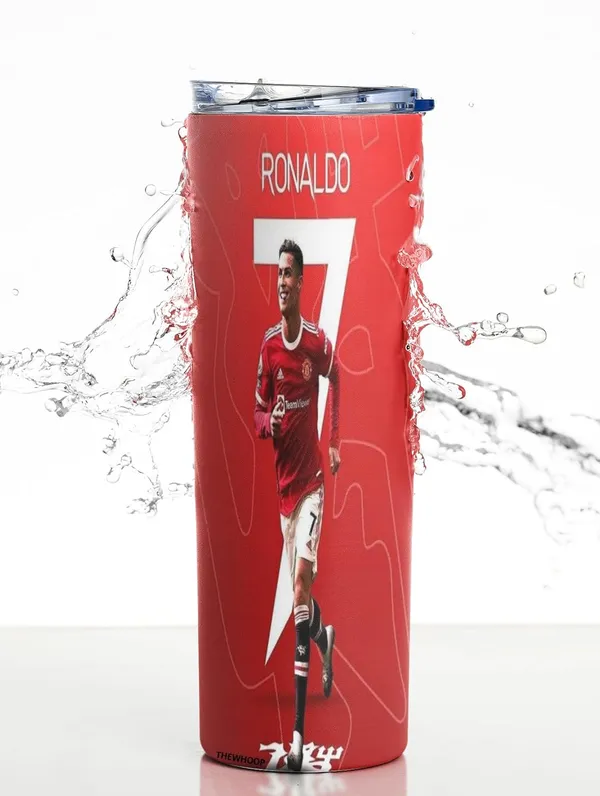 THEWHOOP_Printed_Cristiano_Ronaldo_Stainless_Steel_Tumbler_600_ml_6Hours_HOT_&_Cold_Water_Bottle_Best_Gift_for_Ronaldo_Fans_for_Birthday_or_Special_Occasion