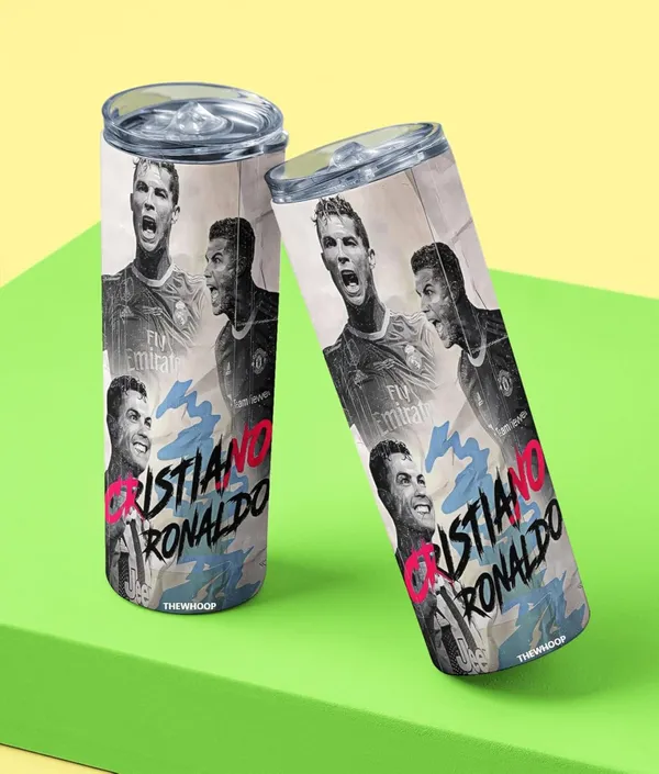 THEWHOOP_Printed_Cristiano_Ronaldo_Stainless_Steel_Tumbler_600_ml_6Hours_HOT_&_Cold_Water_Bottle_Best_Gift_for_Ronaldo_Fans_for_Birthday_or_Special_Occasion