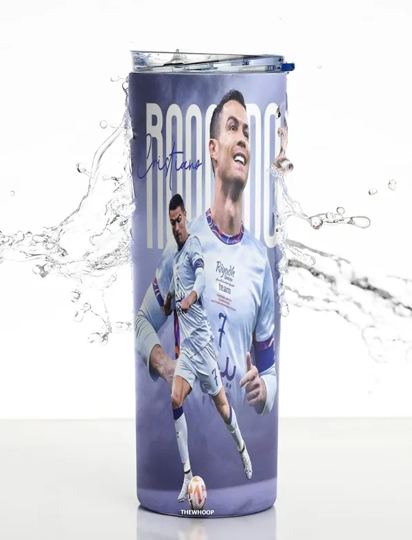 THEWHOOP_Printed_Cristiano_Ronaldo_Stainless_Steel_Tumbler_600_ml_6Hours_HOT_&_Cold_Water_Bottle_Best_Gift_for_Ronaldo_Fans_for_Birthday_or_Special_Occasion