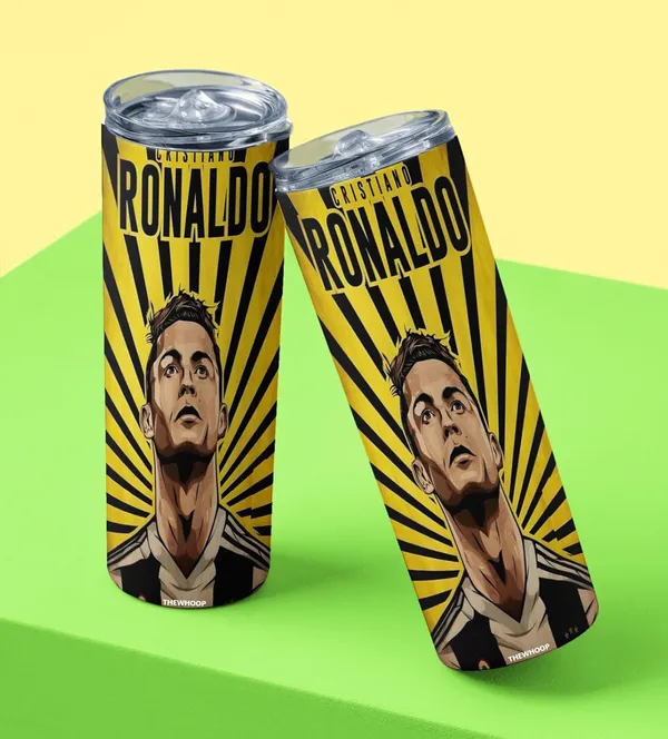 THEWHOOP_Printed_Cristiano_Ronaldo_Stainless_Steel_Tumbler_600_ml_6Hours_HOT_&_Cold_Water_Bottle_Best_Gift_for_Ronaldo_Fans_for_Birthday_or_Special_Occasion