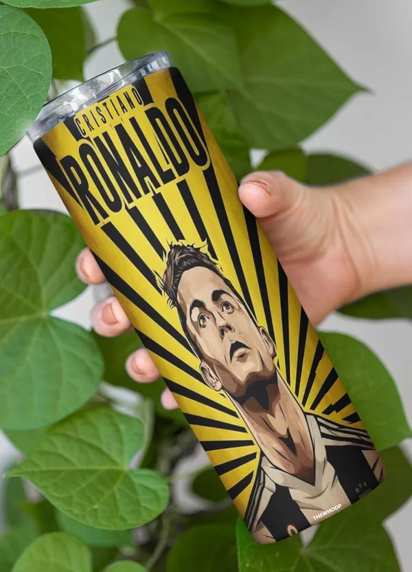 THEWHOOP_Printed_Cristiano_Ronaldo_Stainless_Steel_Tumbler_600_ml_6Hours_HOT_&_Cold_Water_Bottle_Best_Gift_for_Ronaldo_Fans_for_Birthday_or_Special_Occasion