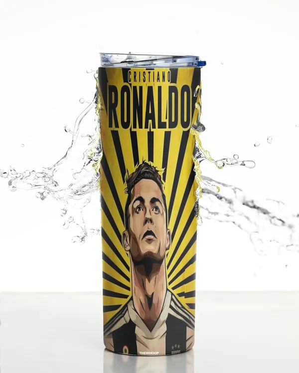 THEWHOOP_Printed_Cristiano_Ronaldo_Stainless_Steel_Tumbler_600_ml_6Hours_HOT_&_Cold_Water_Bottle_Best_Gift_for_Ronaldo_Fans_for_Birthday_or_Special_Occasion