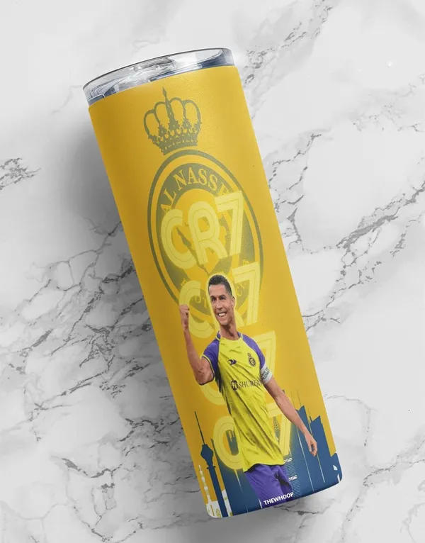 THEWHOOP_Printed_Cristiano_Ronaldo_Stainless_Steel_Tumbler_600_ml_6Hours_HOT_&_Cold_Water_Bottle_Best_Gift_for_Ronaldo_Fans_for_Birthday_or_Special_Occasion