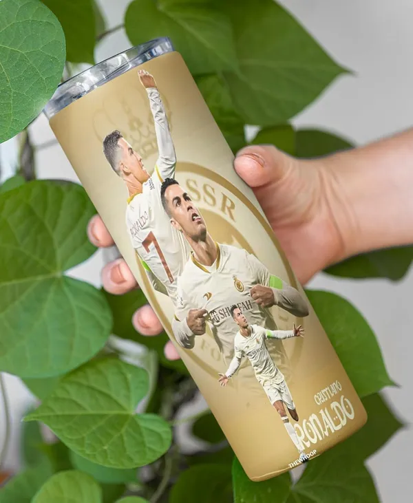 THEWHOOP_Printed_Cristiano_Ronaldo_Stainless_Steel_Tumbler_600_ml_6Hours_HOT_&_Cold_Water_Bottle_Best_Gift_for_Ronaldo_Fans_for_Birthday_or_Special_Occasion