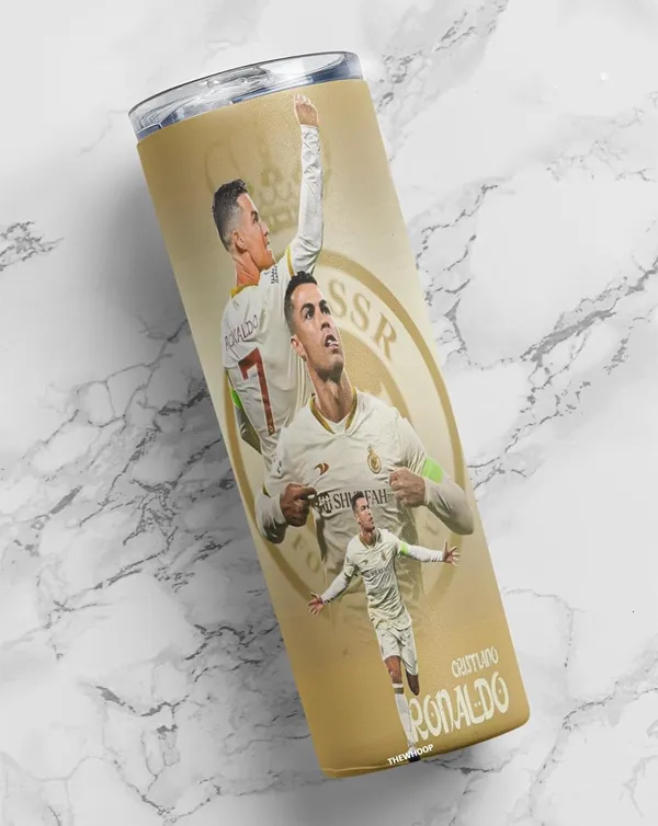 THEWHOOP_Printed_Cristiano_Ronaldo_Stainless_Steel_Tumbler_600_ml_6Hours_HOT_&_Cold_Water_Bottle_Best_Gift_for_Ronaldo_Fans_for_Birthday_or_Special_Occasion