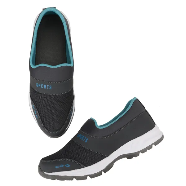 Grey_Mesh_And_Airmix_Slip_On_Sports_Shoes_For_Men