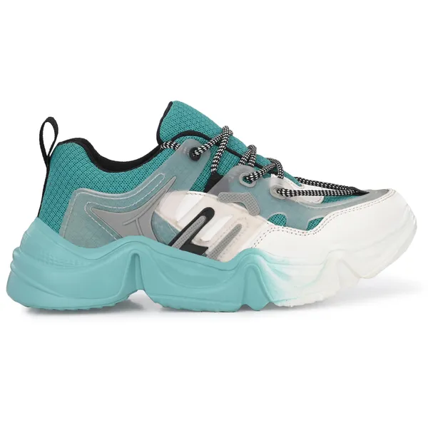 Blue_Mesh_And_Airmix_Lace_Ups_Sports_Shoes_For_Women