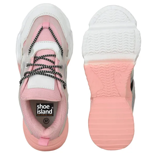 Pink_Mesh_And_Airmix_Lace_Ups_Sports_Shoes_For_Women