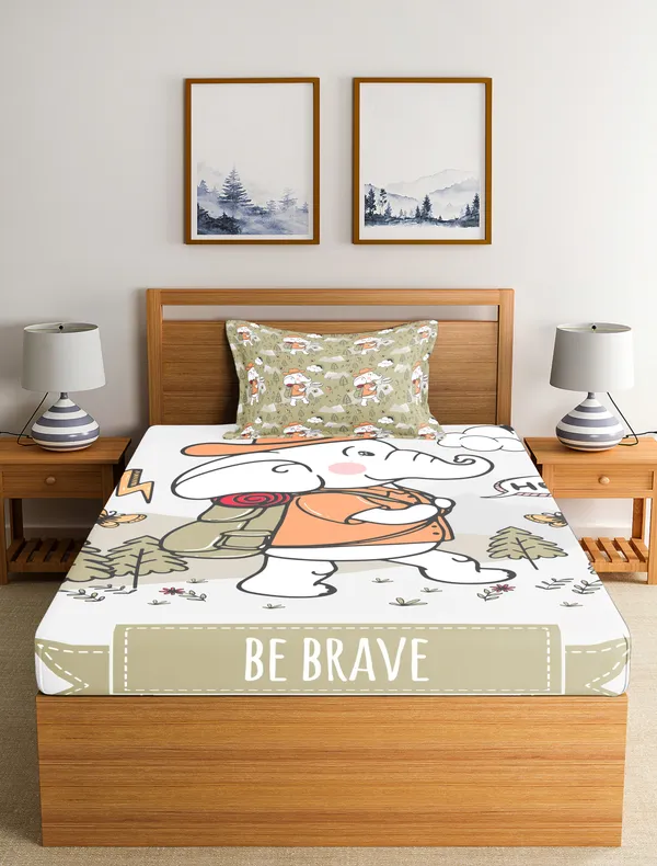 Luxury_Cube_Elephant_Prints_Glace_Cotton_Single_Bedsheet_for_Kids_with_1_Pillow_Cover,_144_TC,_Bedsheet_Size_60X90_Pillow_Cover_Size_20X30