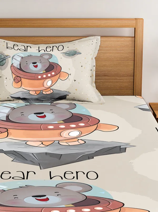 Luxury_Cube_Cartoon_Prints_Glace_Cotton_Single_Bedsheet_for_Kids_with_1_Pillow_Cover,_144_TC,_Bedsheet_Size_60X90_Pillow_Cover_Size_20X30